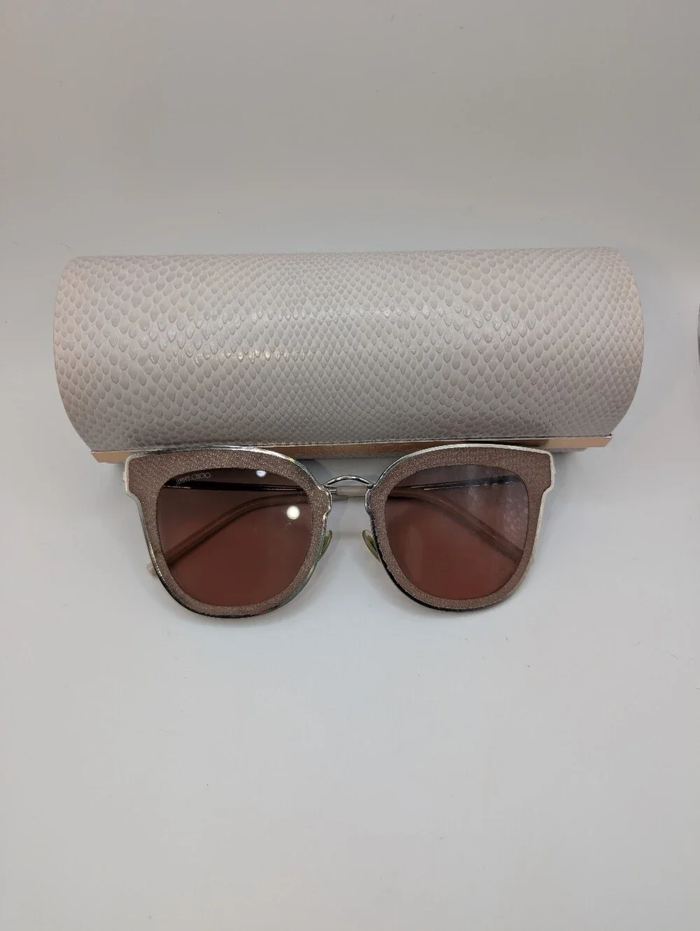 Jimmy Choo NILE/S Pink Lense Sunglasses
